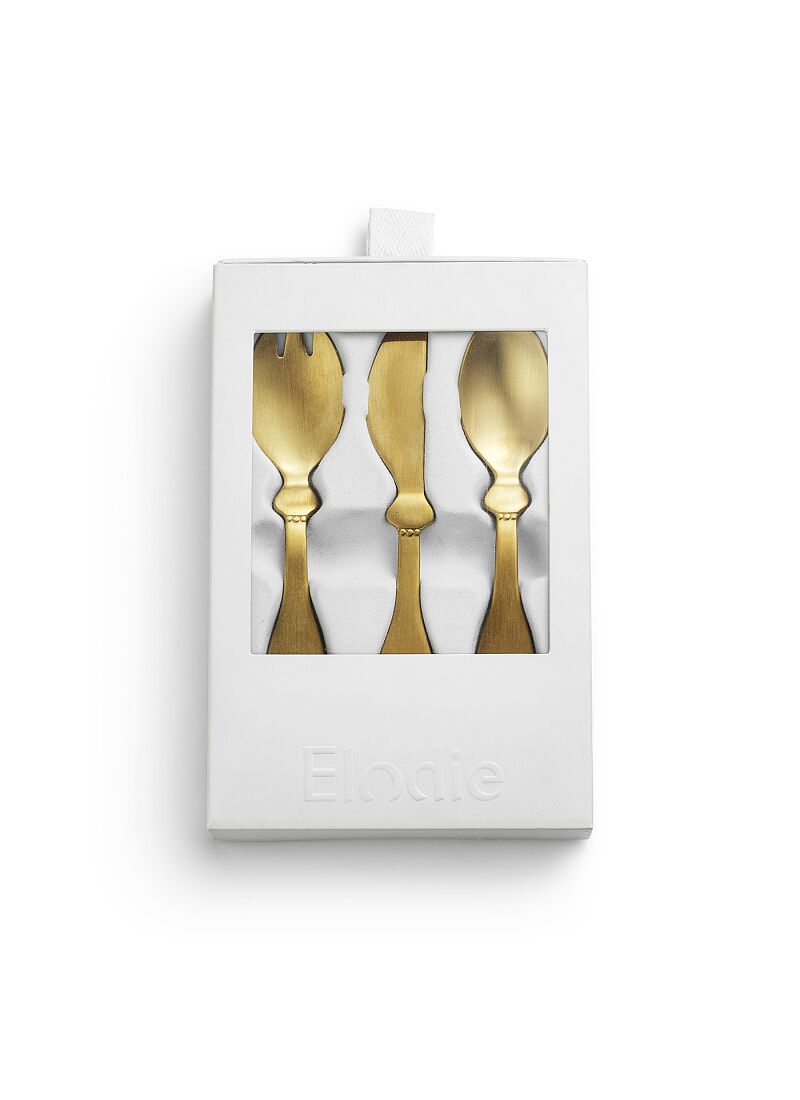 CUTLERY SET (3PCS) MATT GOLD