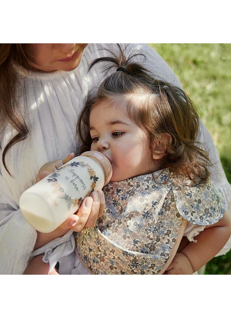 BABY BIB BLUE GARDEN