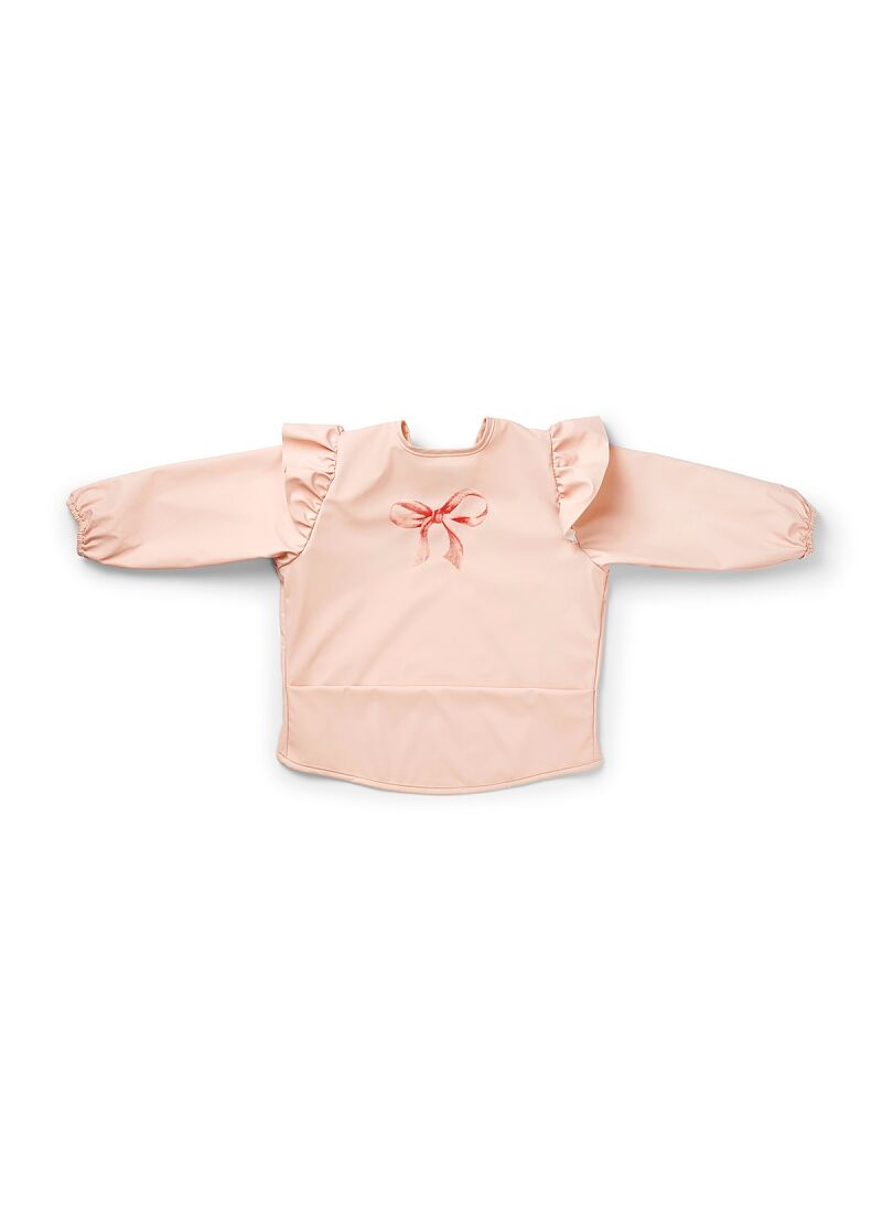 LONGSLEEVED BIB ROSY BOW