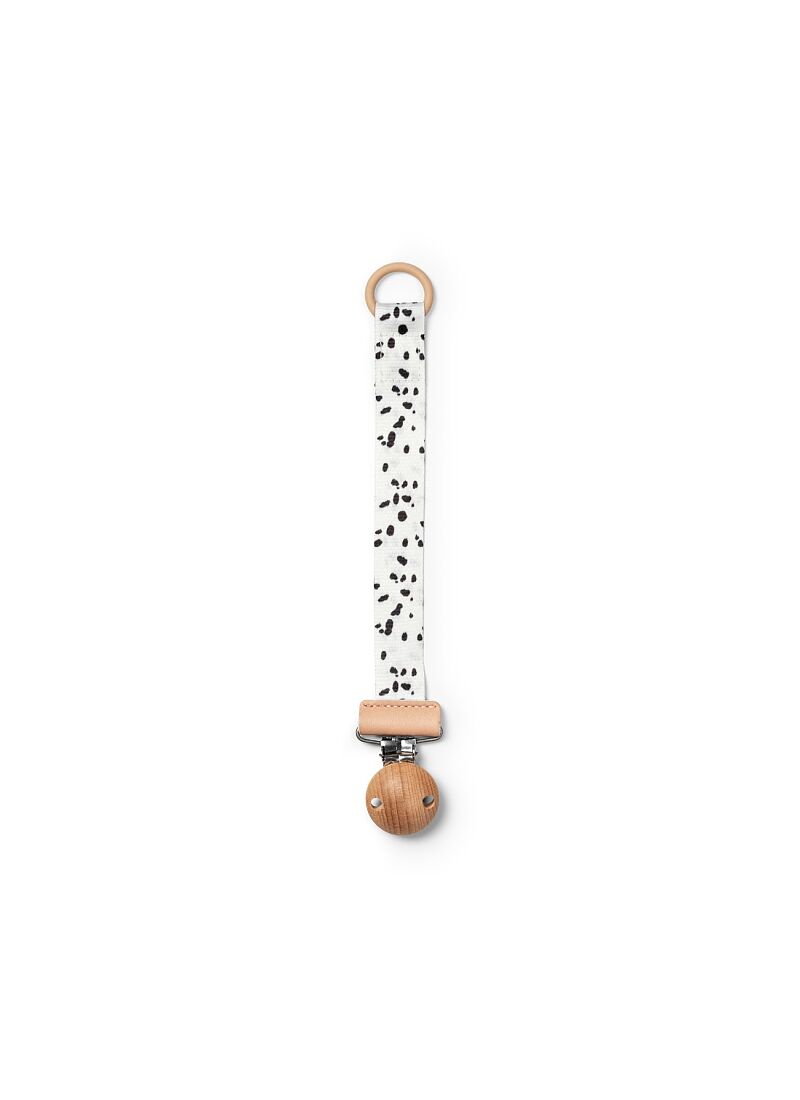 PACIFIER CLIP DALMATIAN DOTS