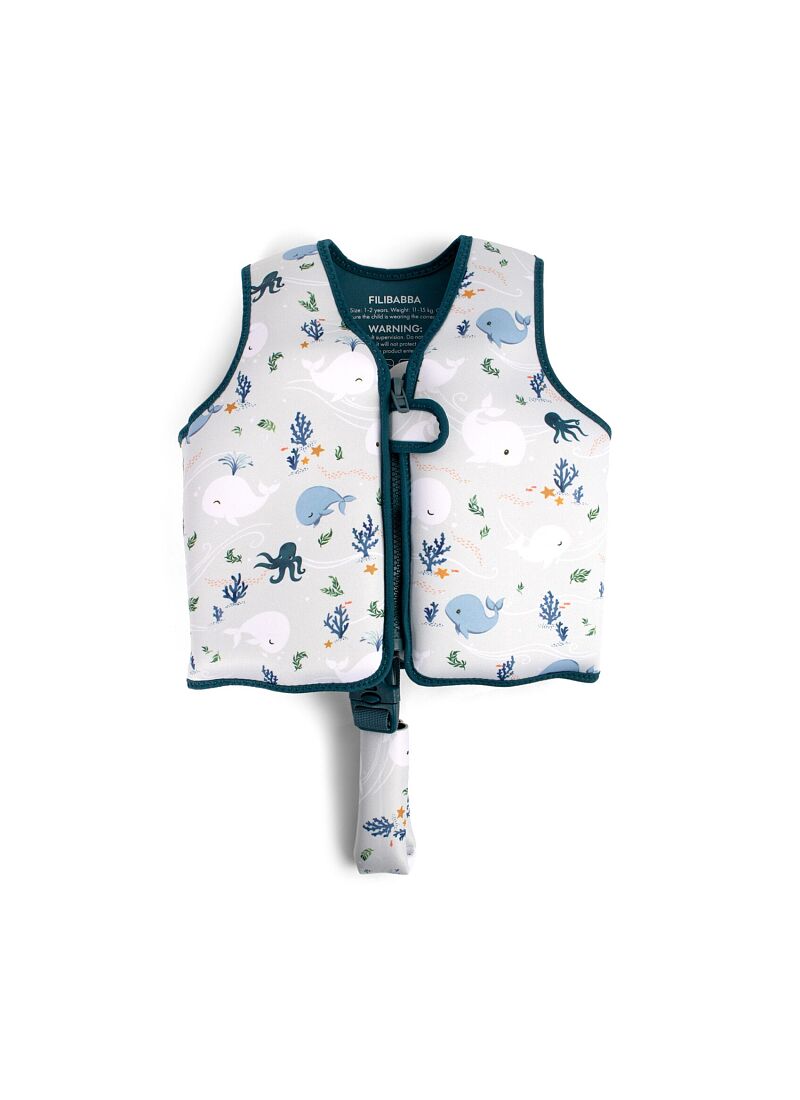 SWIM VEST (1-2Y) CHRISTIAN'S WHALE TALES