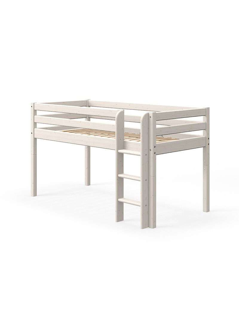 MID-HIGH SINGLE BED CLASSIC WHITE WASHED (90X200)