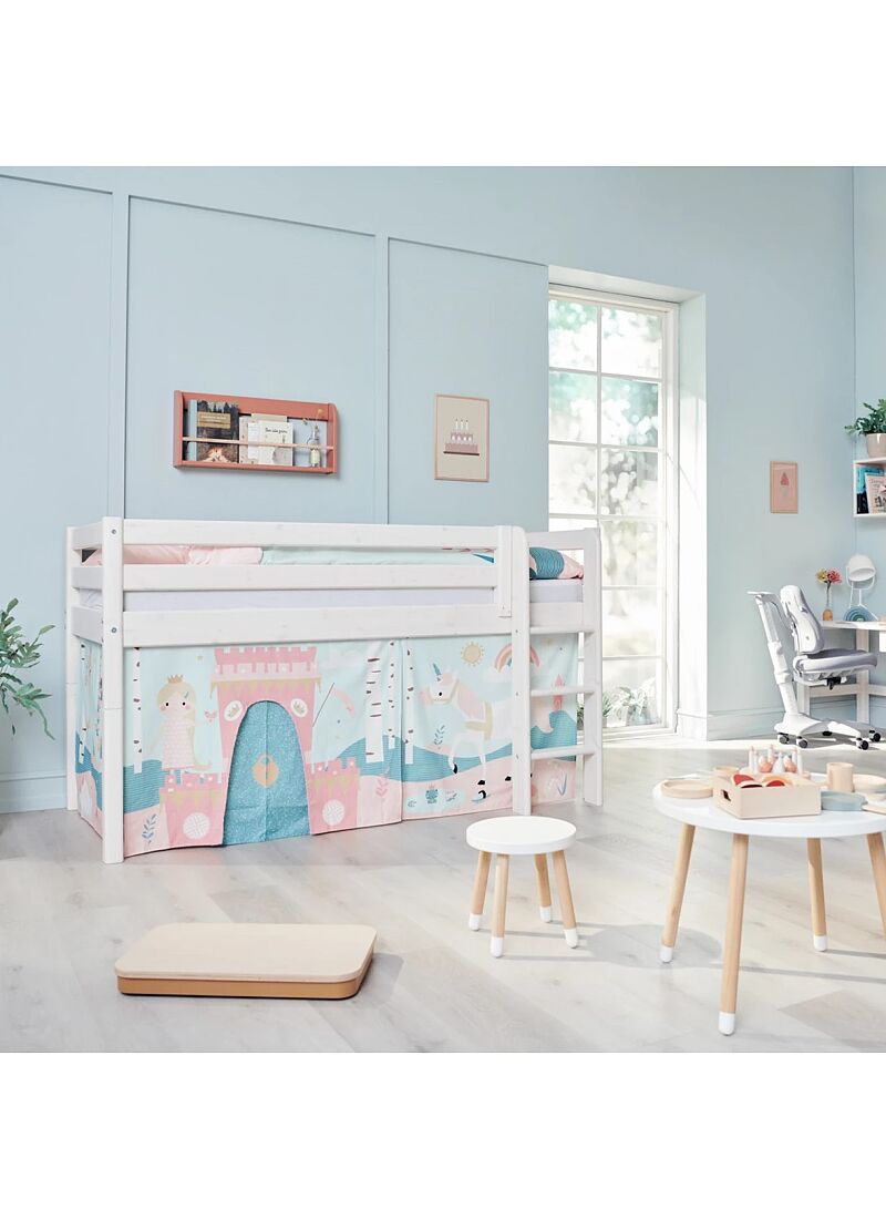 MID-HIGH SINGLE BED CLASSIC WHITE WASHED (90X200)