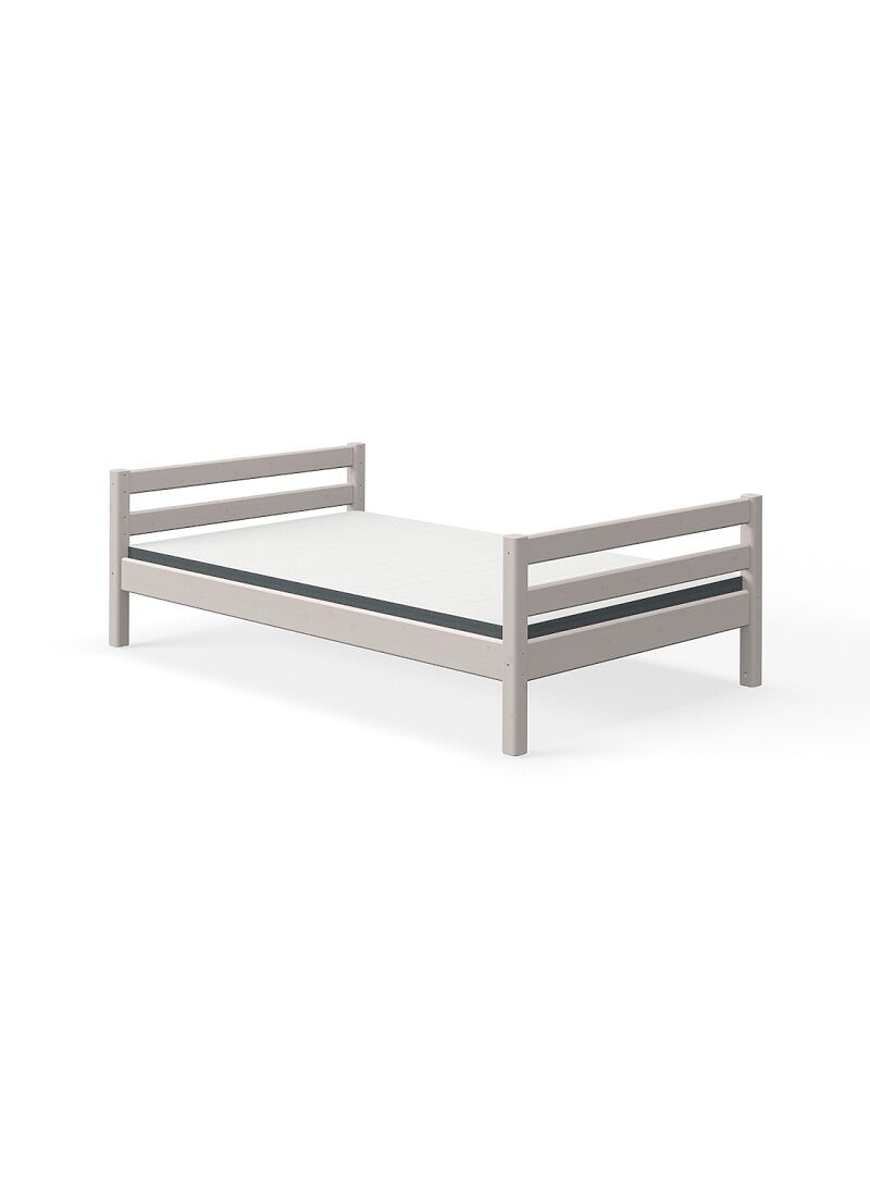 SEMI-DOUBLE BED CLASSIC GREY WASHED (140X200)