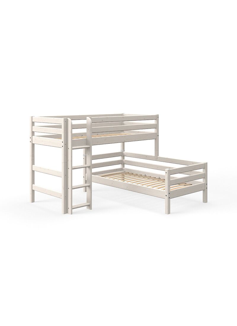 SEMI-HIGH BUNK BED CLASSIC WHITE WASHED