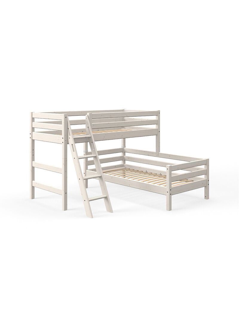 SEMI-HIGH BUNK BED CLASSIC WHITE WASHED