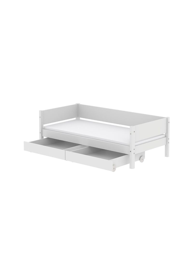 SINGLE BED WHITE (90X200)
