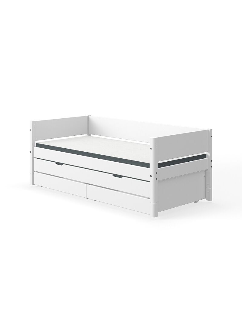 SINGLE BED WHITE (90X200)