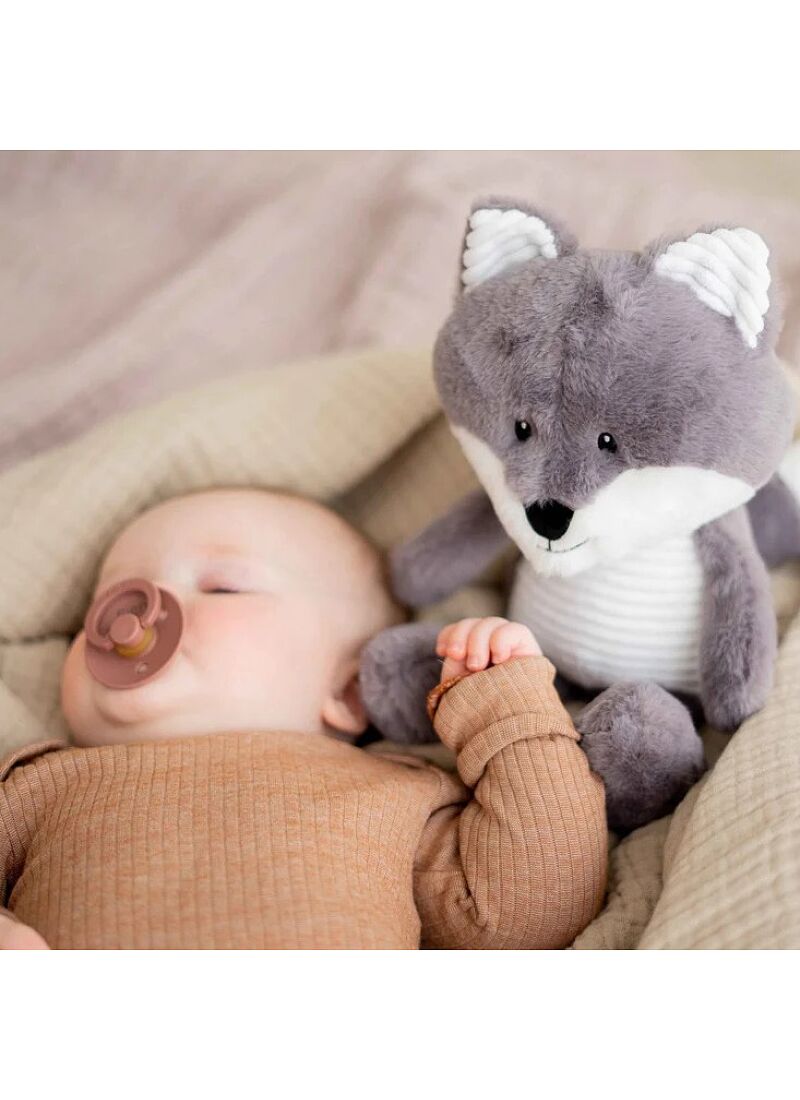 BABY COMFORTER ROBIN GREY