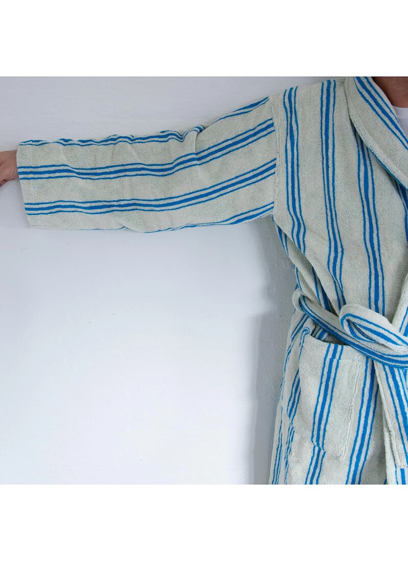 BATHROBE (LARGE/XLARGE) AQUA BLUE