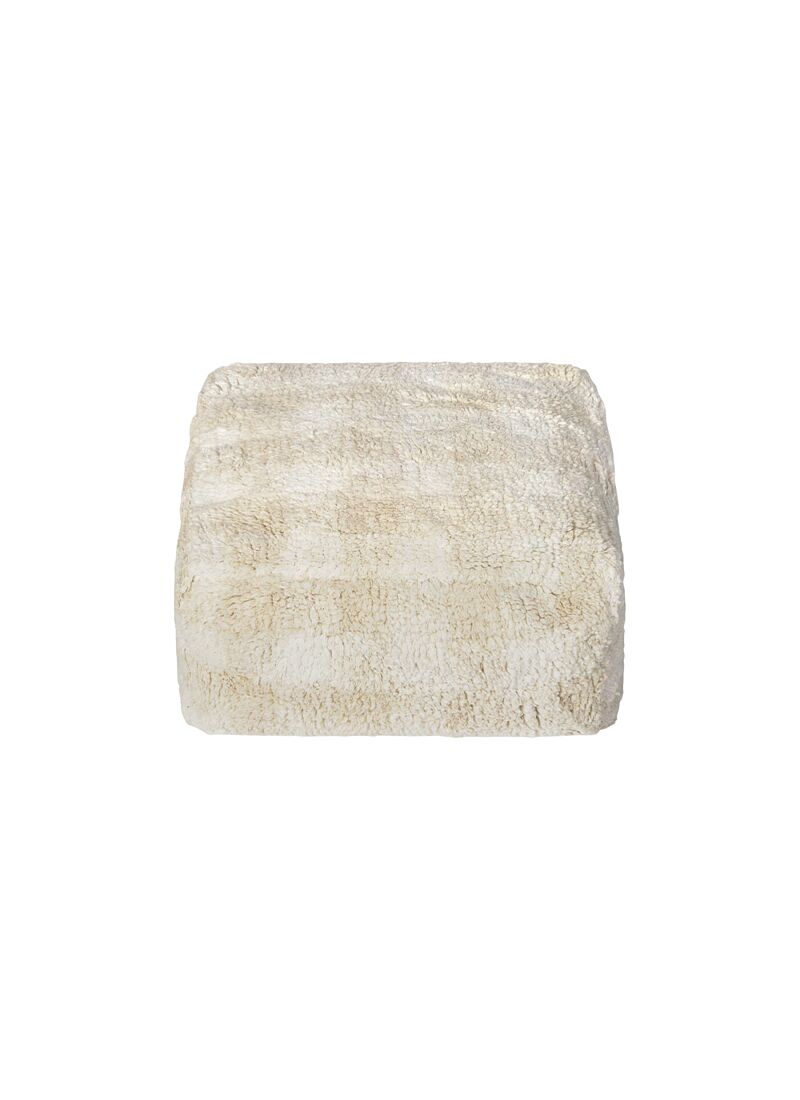 FLOOR CUSHION VICHY IVORY