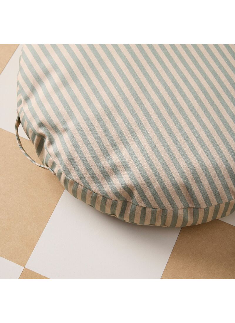 FLOOR CUSHION WITH STRIPES