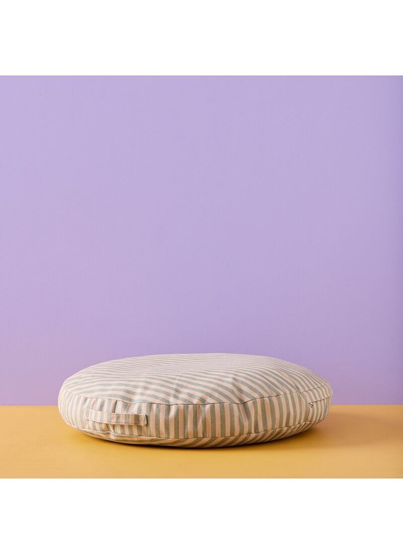 FLOOR CUSHION WITH STRIPES