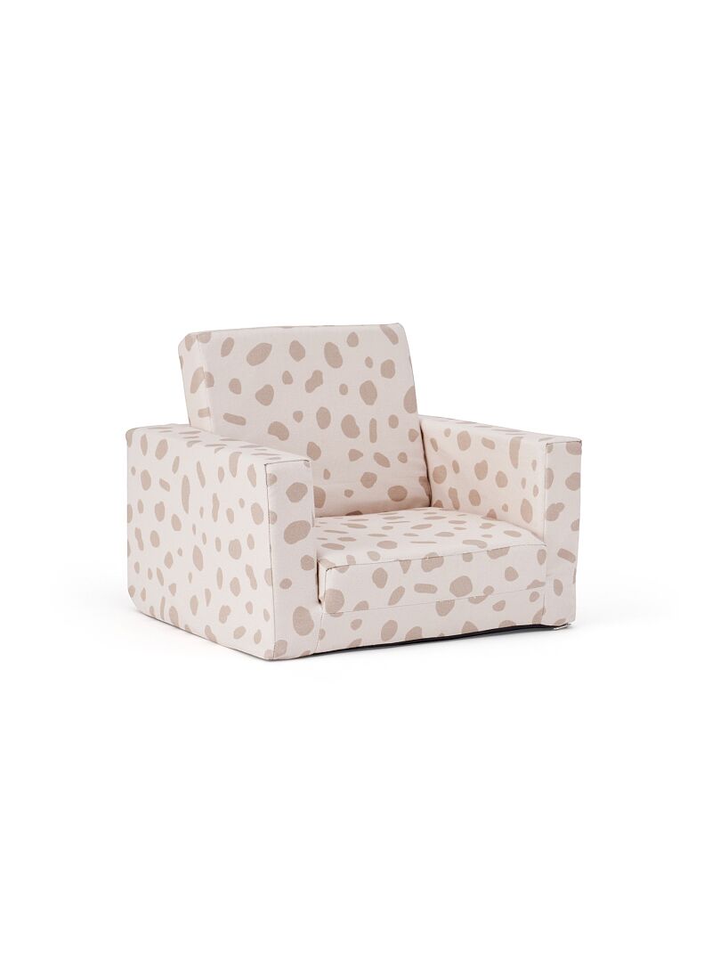 FOLDING ARMCHAIR KID'S BASE POLKA DOTS