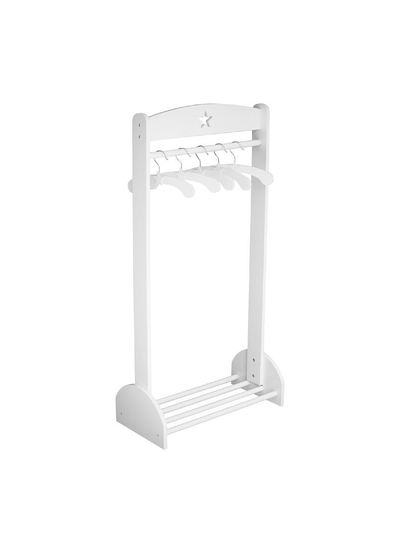 CLOTHES STAND STAR WHITE