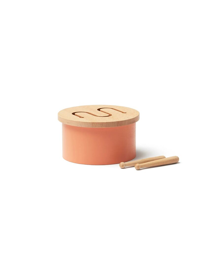WOODEN DRUM MINI ORANGE