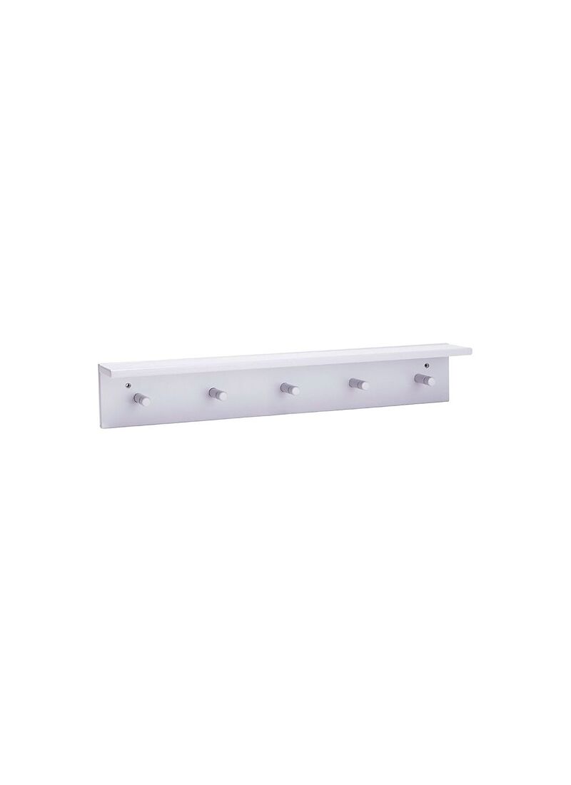WALL SHELF WITH HOOKS STAR LILAC