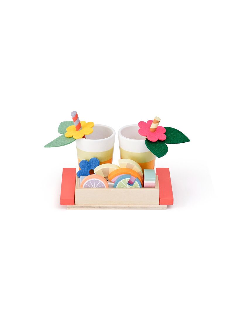 WOODEN FRUIT DRINKS SET KID'S HUB