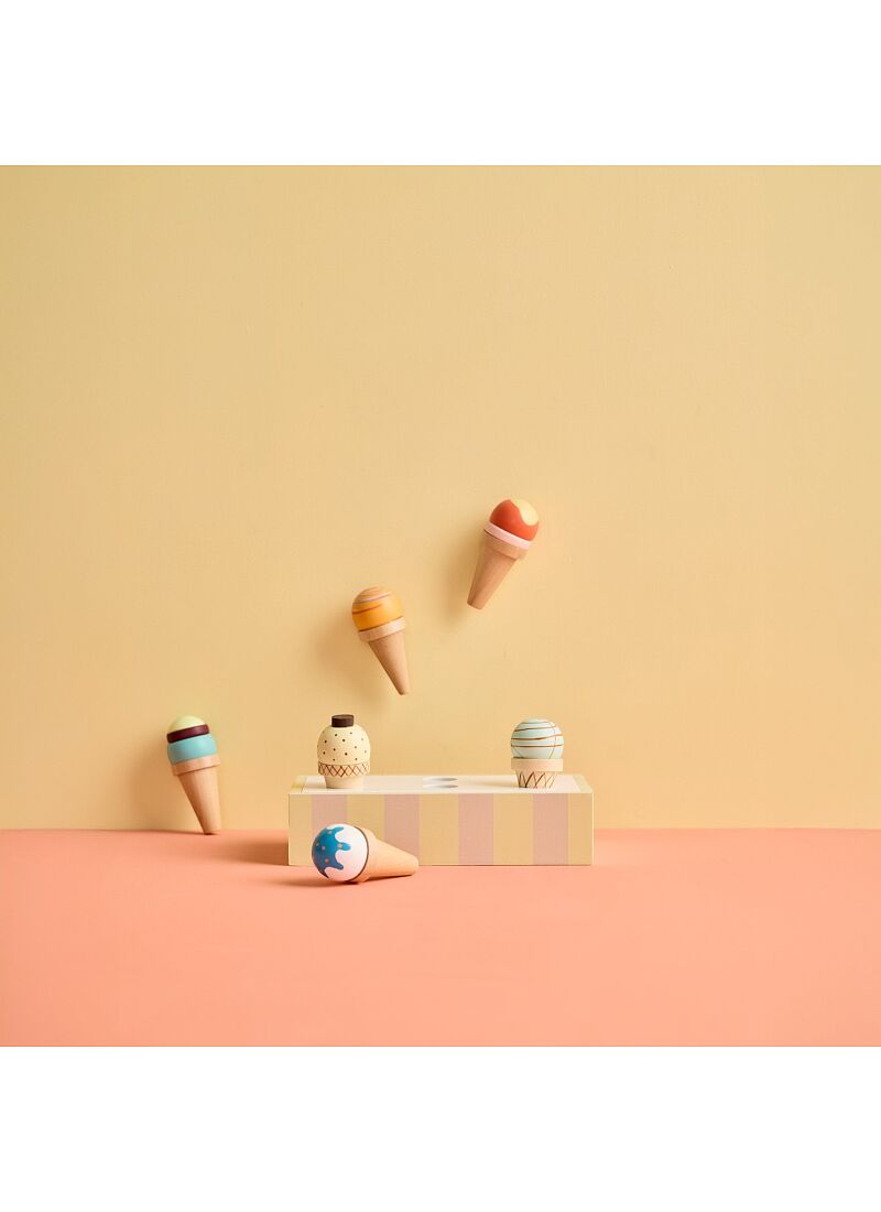 WOODEN ICE CREAM SET KID'S HUB
