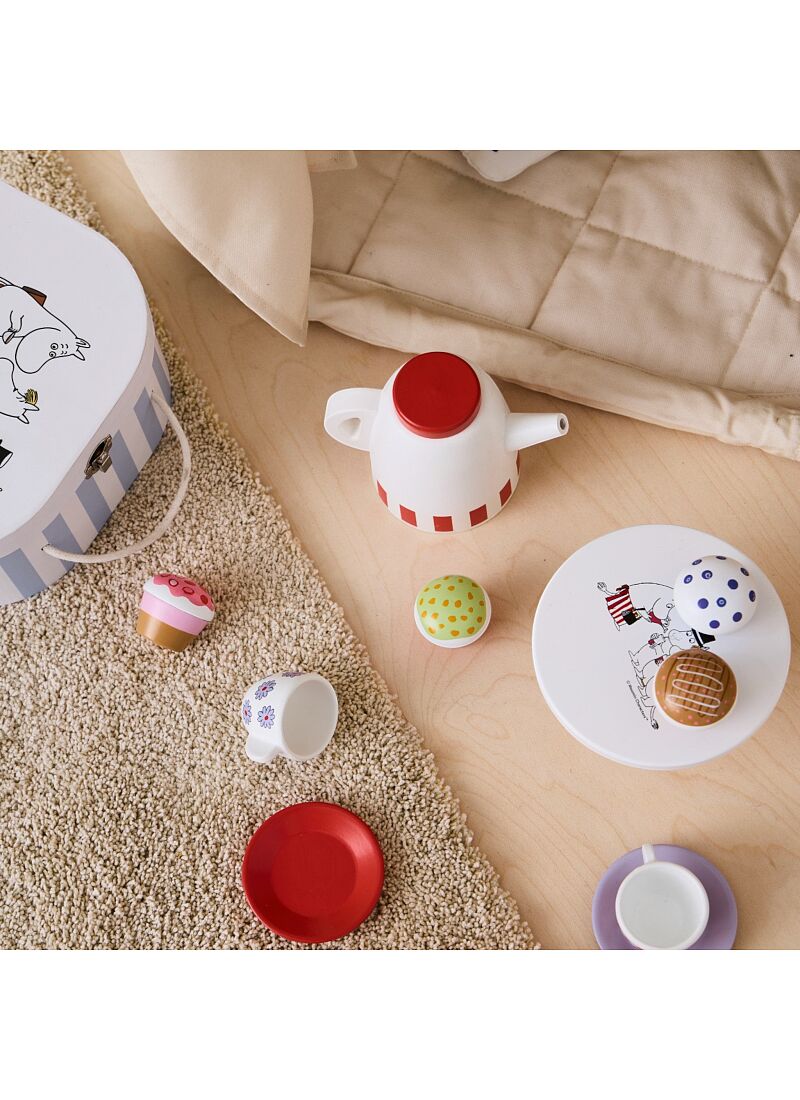 WOODEN COFFEE SET MOOMIN