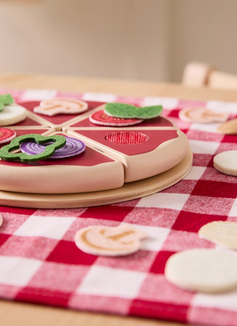 WOODEN PIZZA SET KID'S HUB