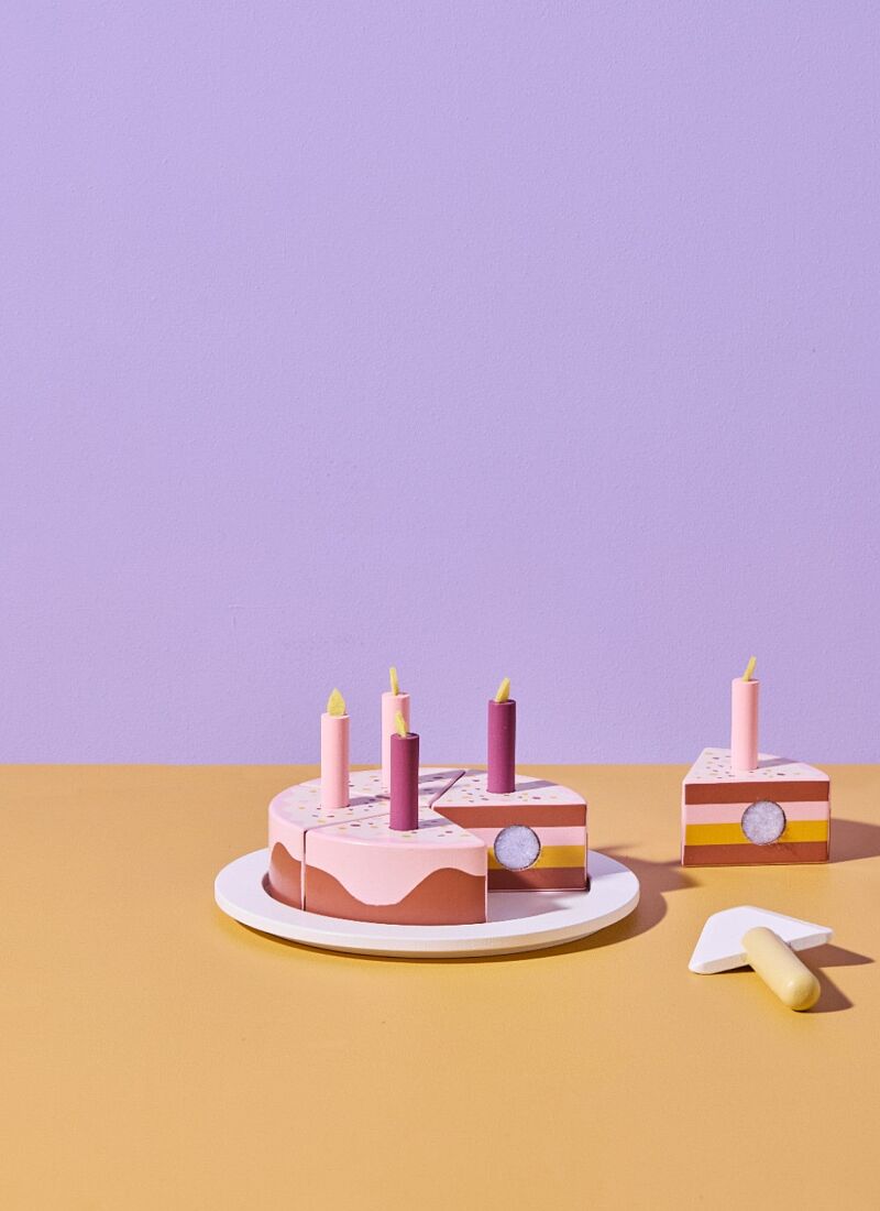 WOODEN SET CAKE KID'S HUB