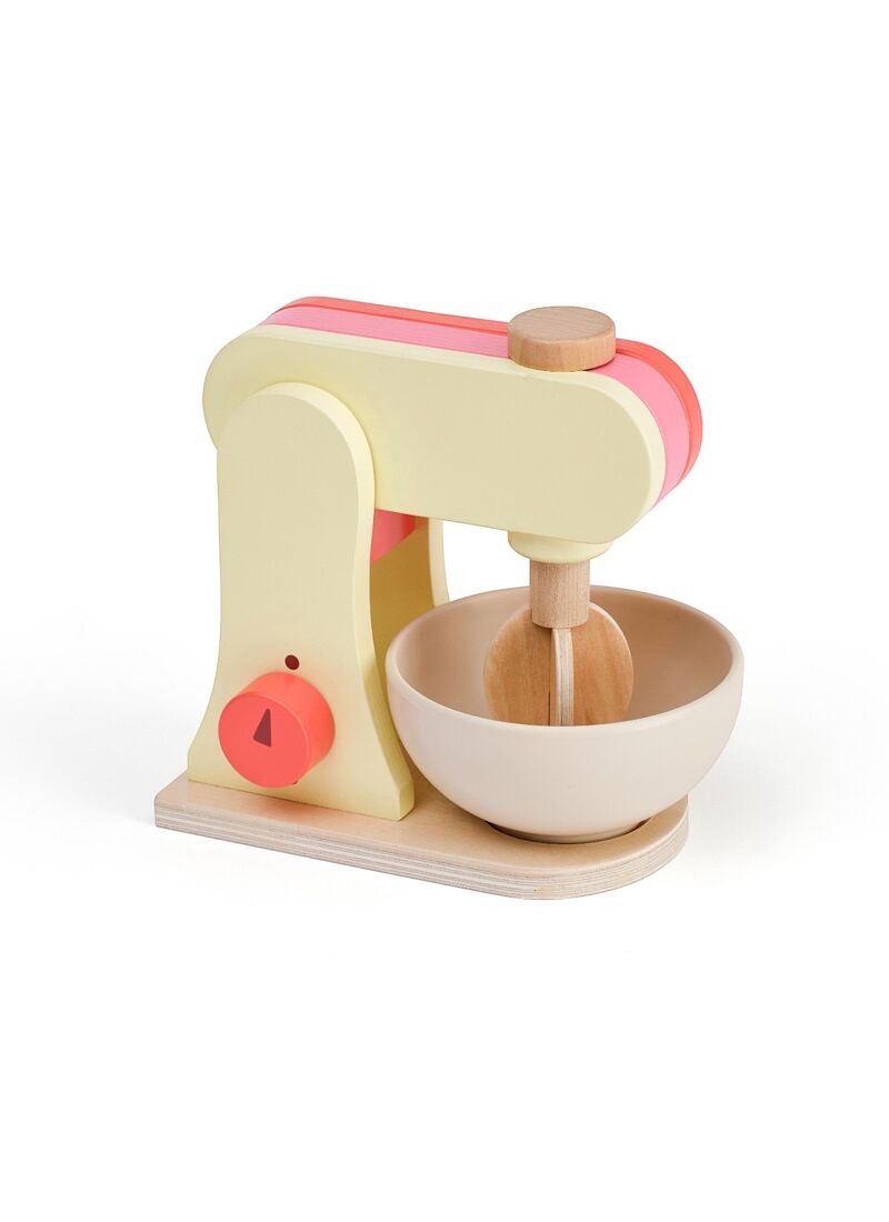 WOODEN MIXER KID'S HUB YELLOW