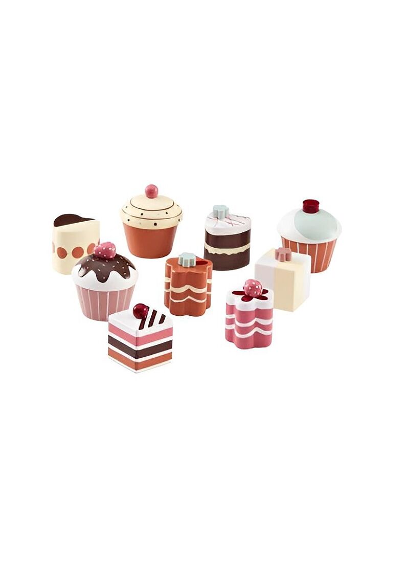 WOODEN PASTRIES (9PCS)