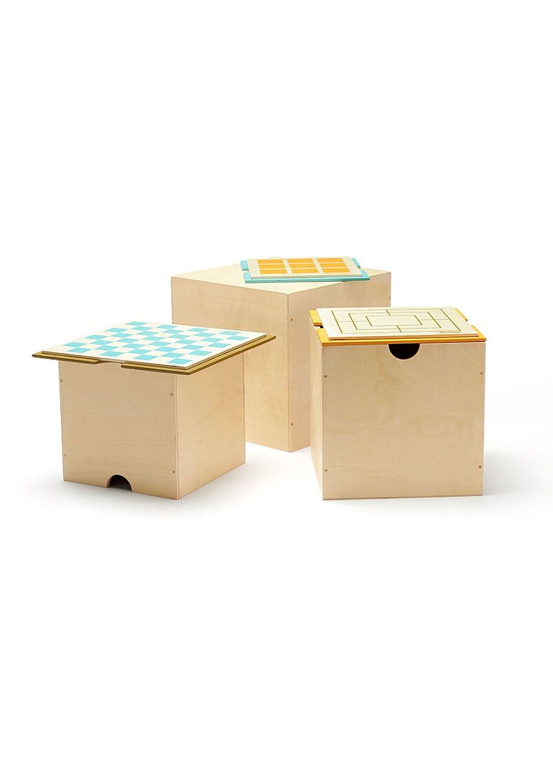 WOODEN STORAGE BOX-TABLE GAME 3pcs