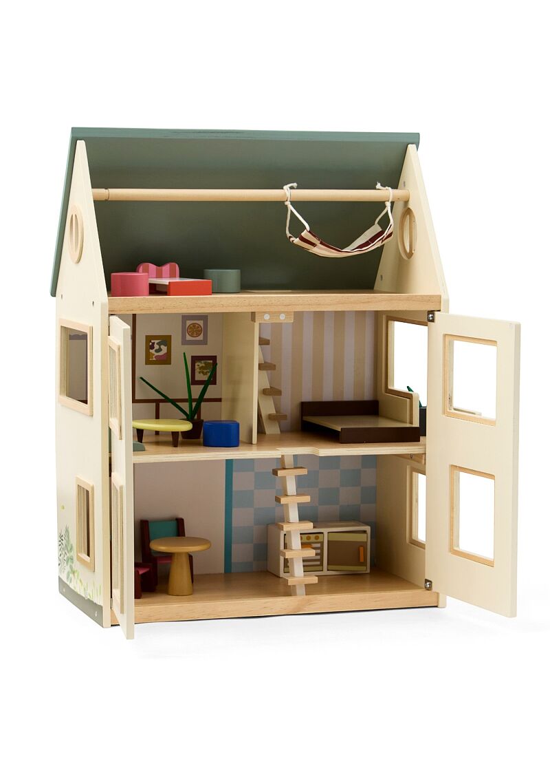 WOODEN TOY DOLLHOUSE AIDEN