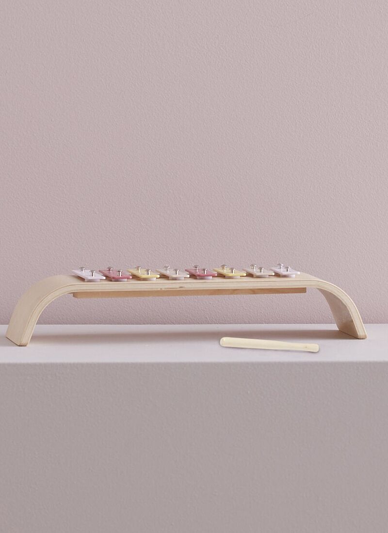 XYLOPHONE PLYWOOD PINK MULTI