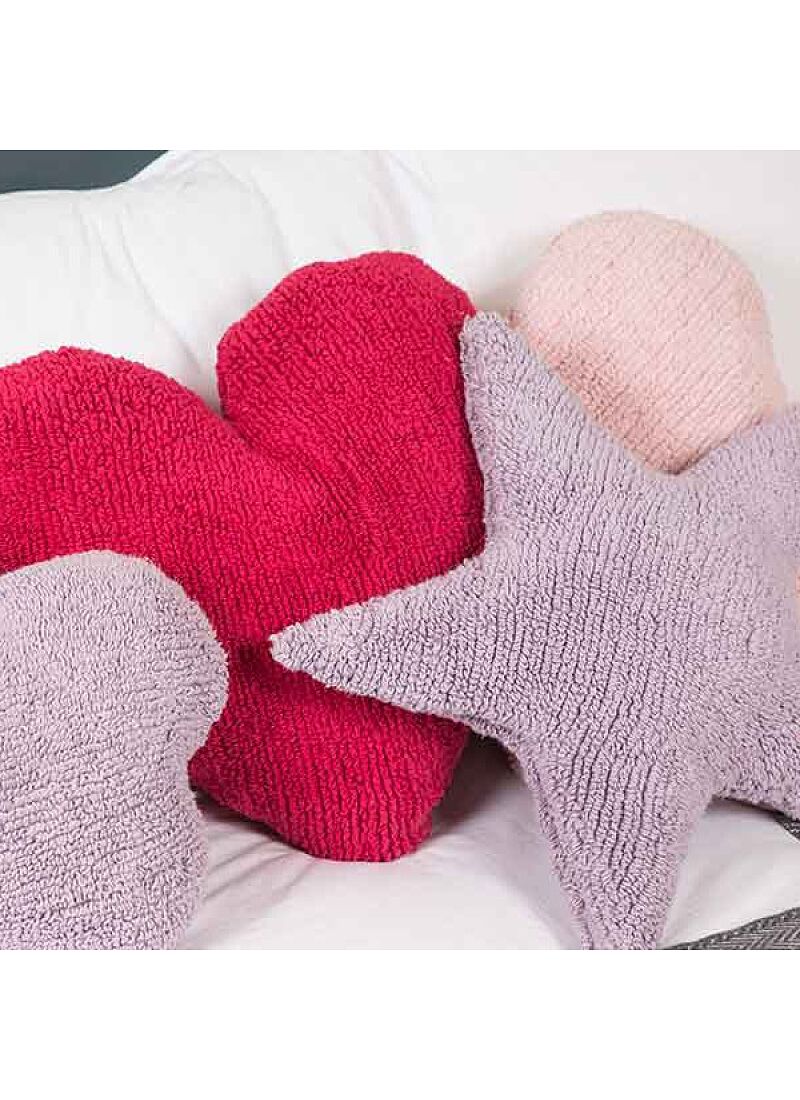 CUSHION STAR MAUVE