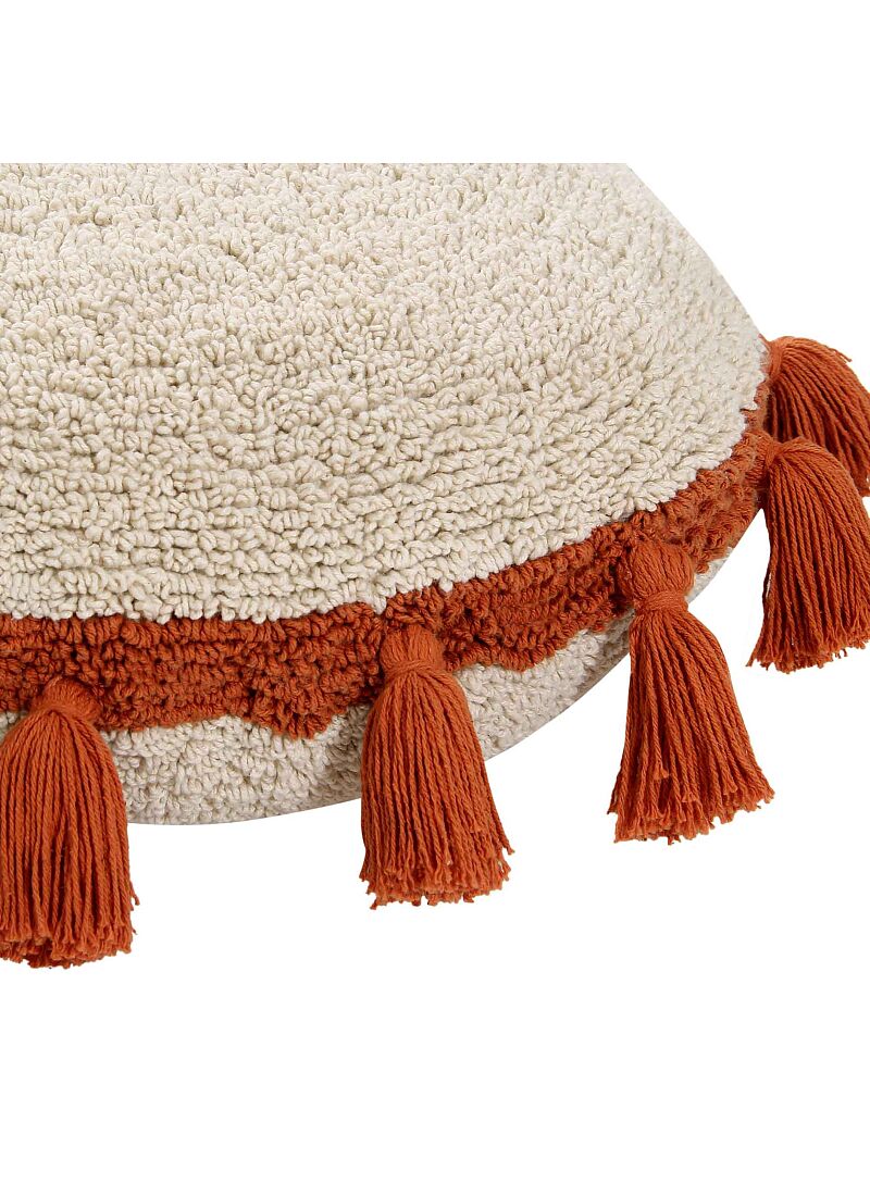 CUSHION CIRCLE TERRACOTA