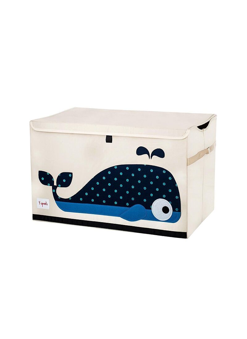 STRORAGE BOX WITH LID WHALE