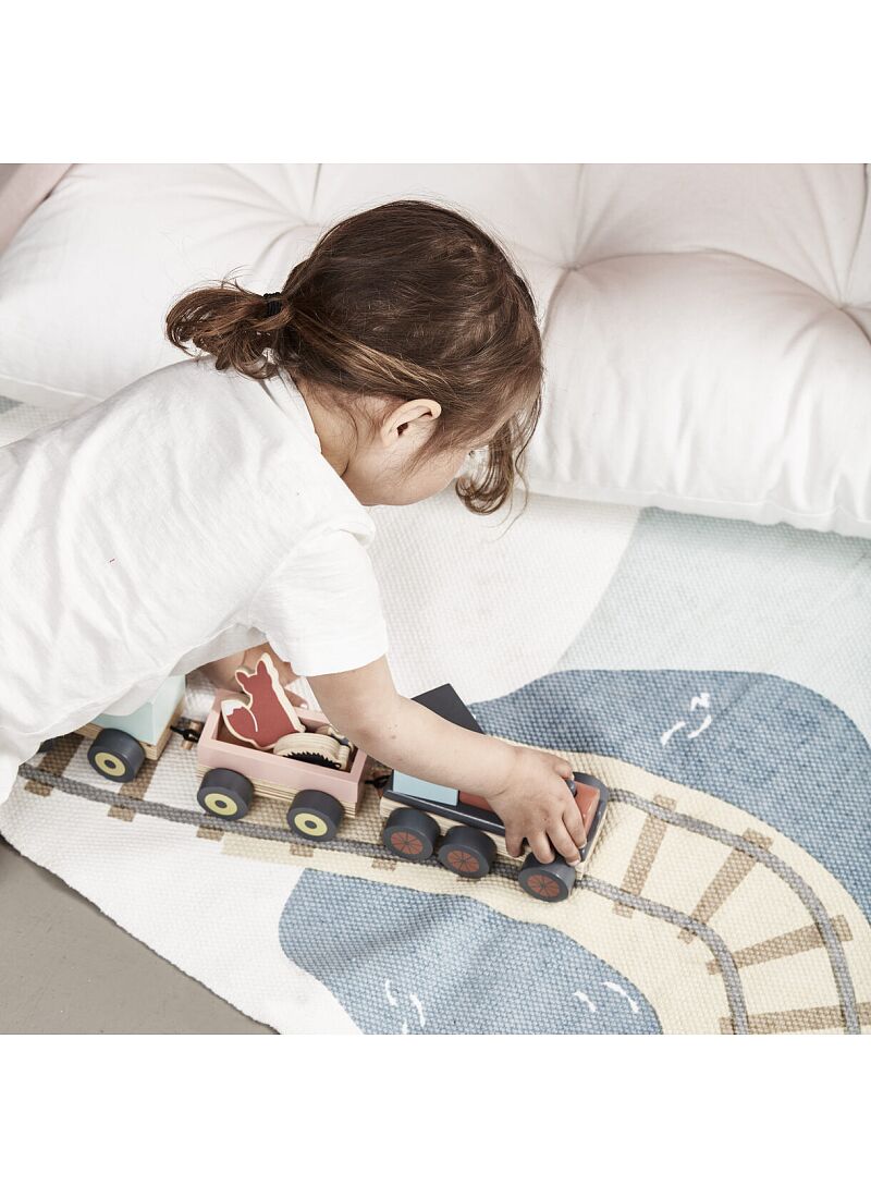 ANIMAL WOOD TRAIN EDVIN