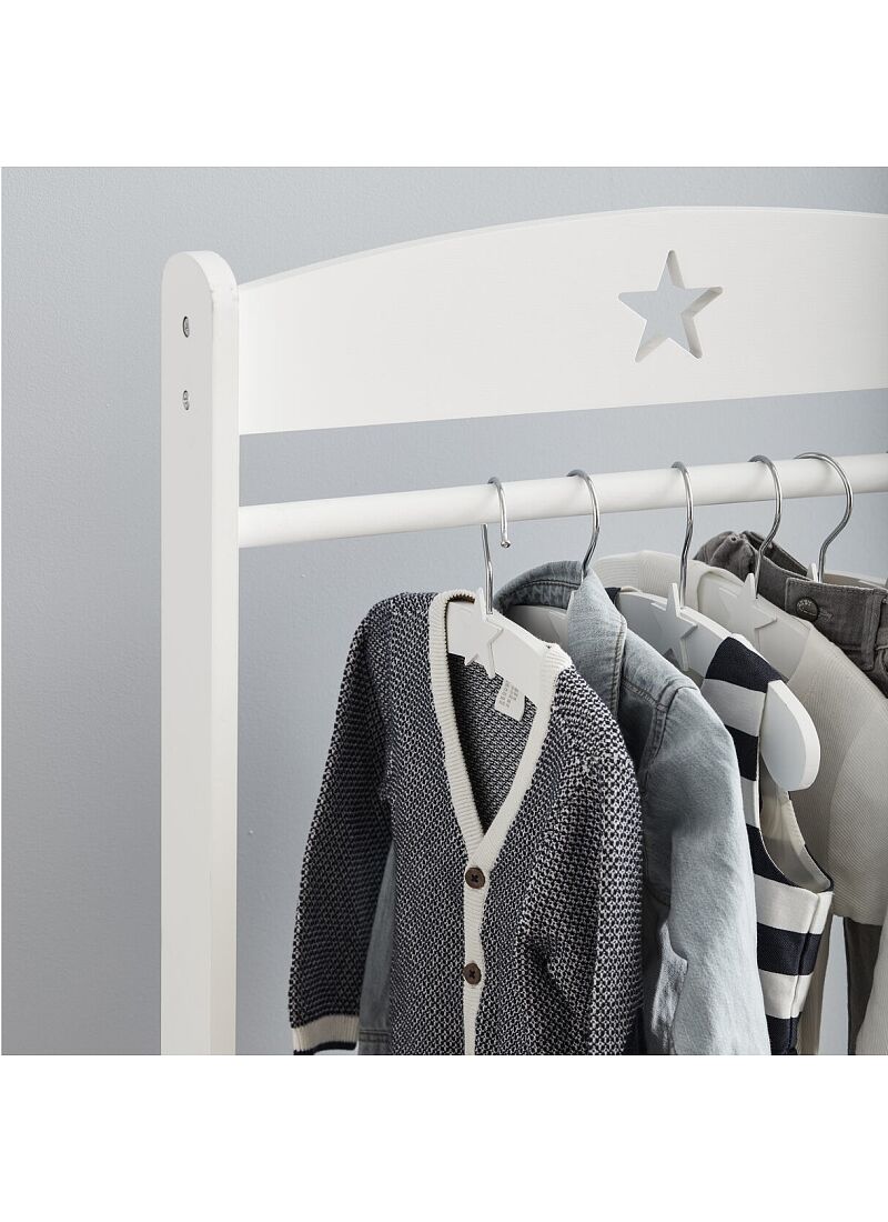 CLOTHES STAND STAR WHITE
