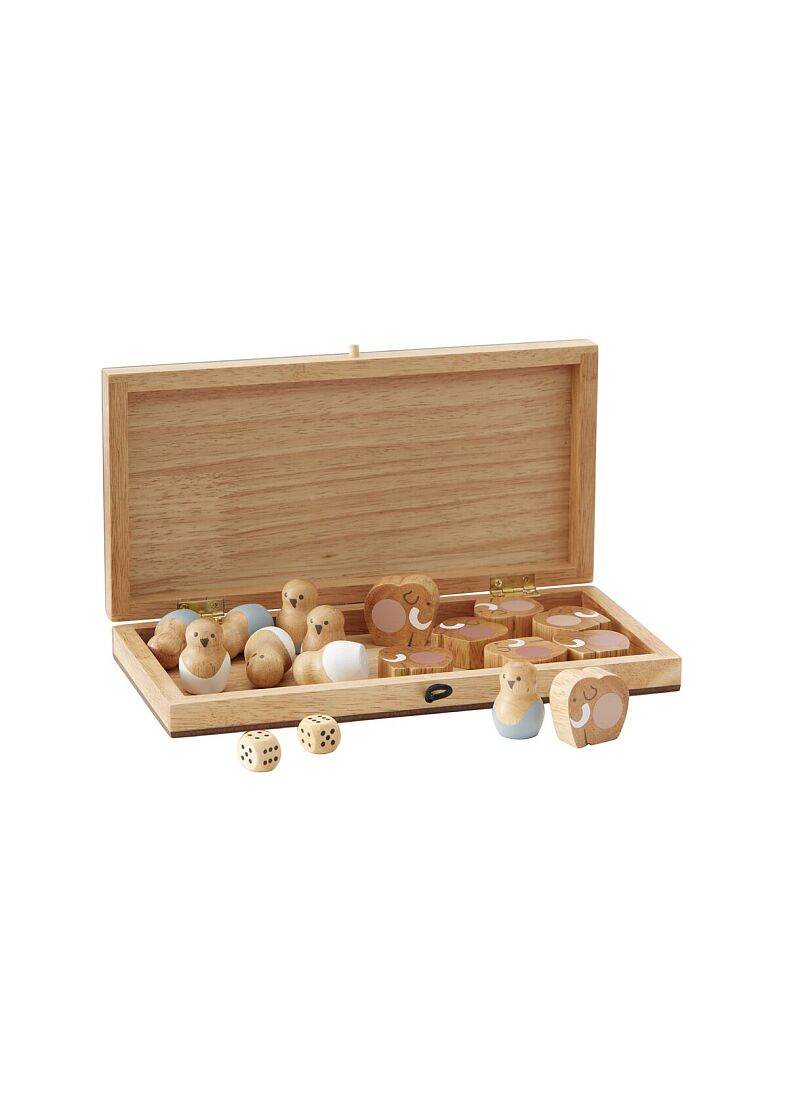 WOODEN LUDO GAME NEON