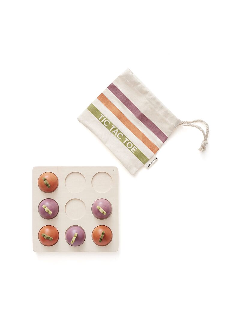 WOODEN TIC TAC TOE VEGGIE