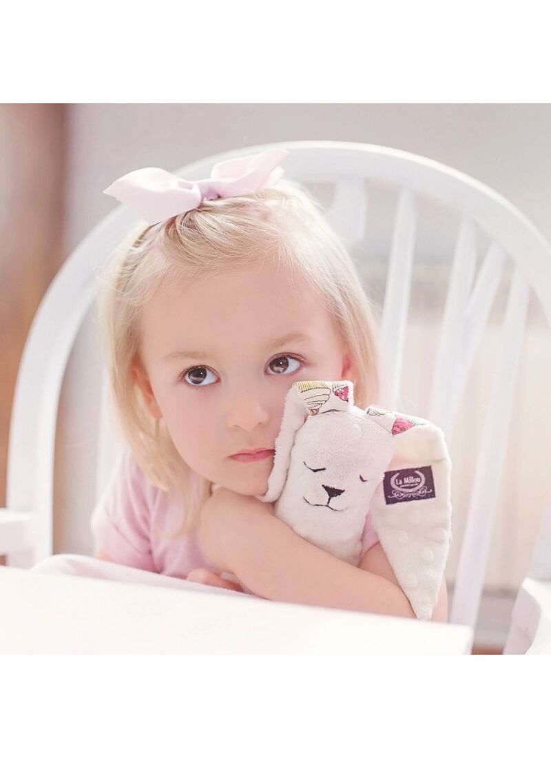 SMALL BUNNY GREY DUNDEE & FRIENDS BLUE