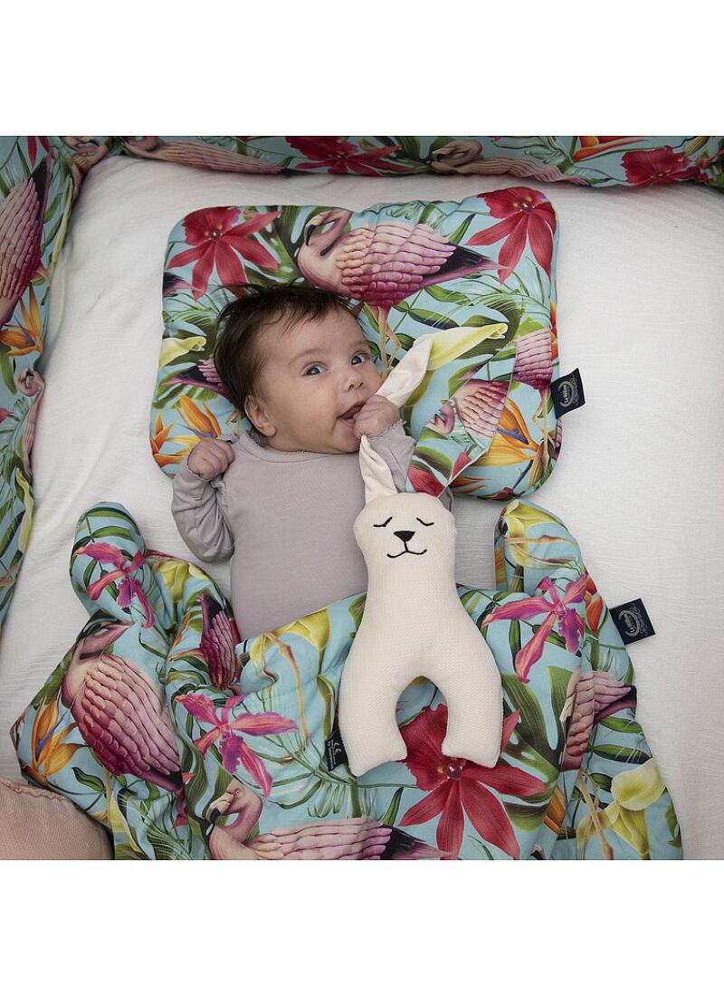 SMALL BUNNY GREY DUNDEE & FRIENDS BLUE