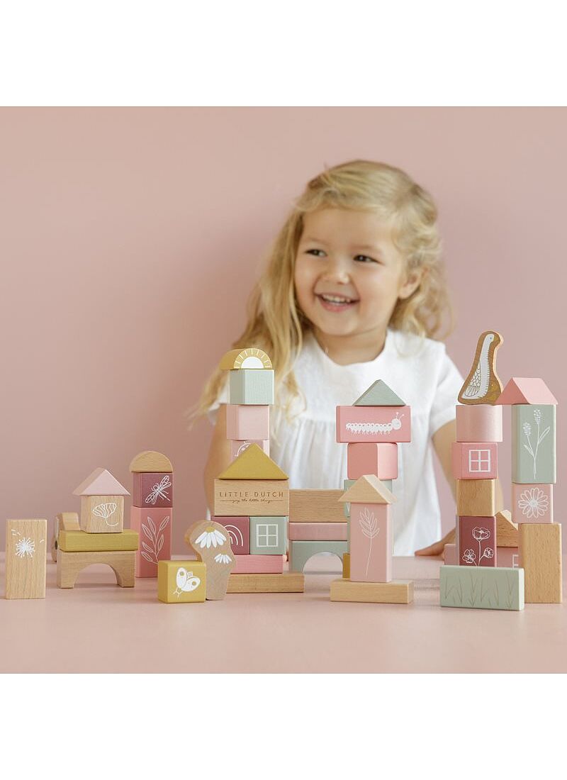 BUILDING BLOCKS LITTLE GOOSE PINK