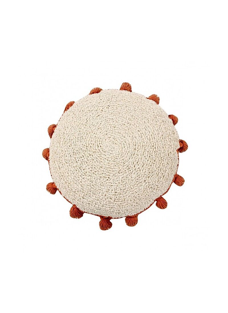 CUSHION CIRCLE TERRACOTA