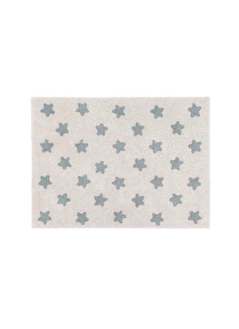 RUG STARS NATURAL VINTAGE BLUE (120X160)