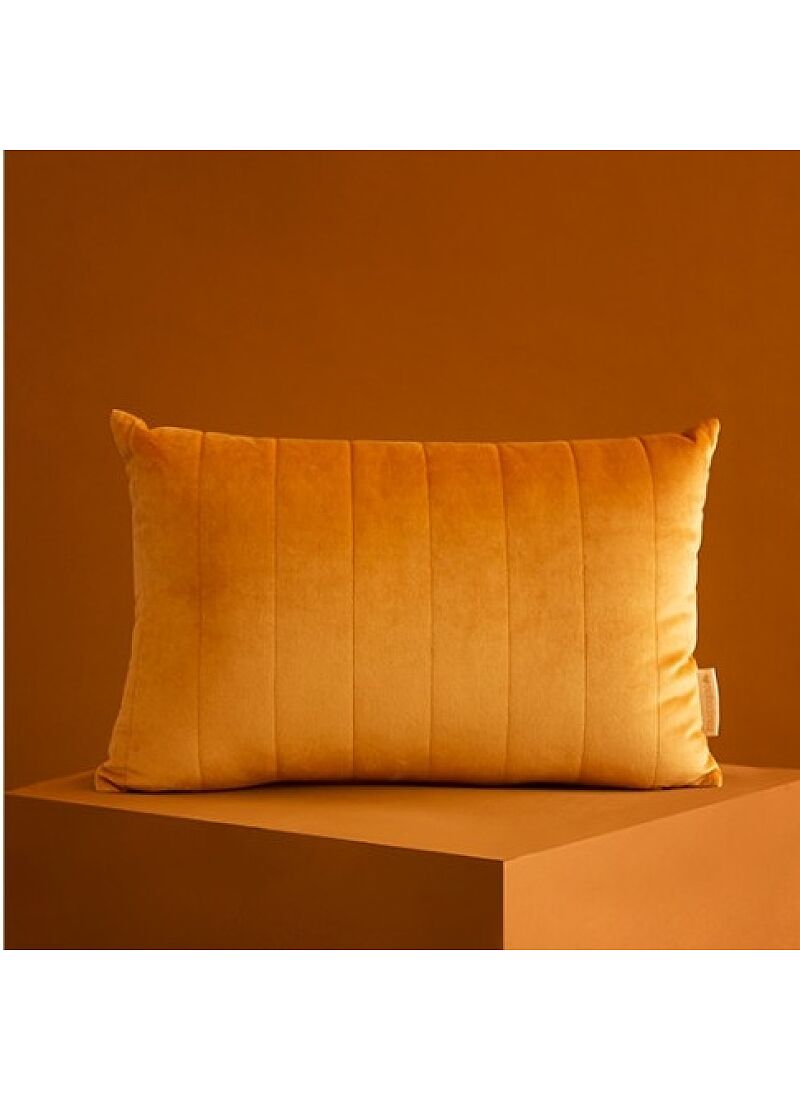 CUSHION AKAMBA VELVET FARNIENTE YELLOW
