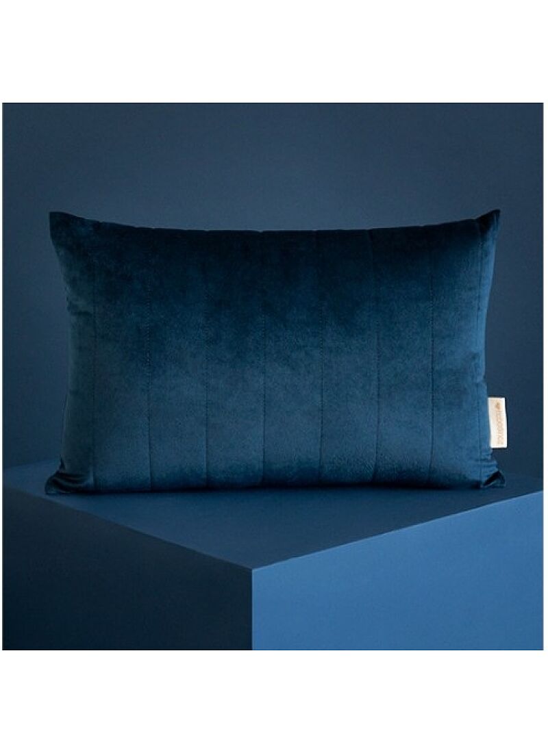 CUSHION AKAMBA VELVET NIGHT BLUE