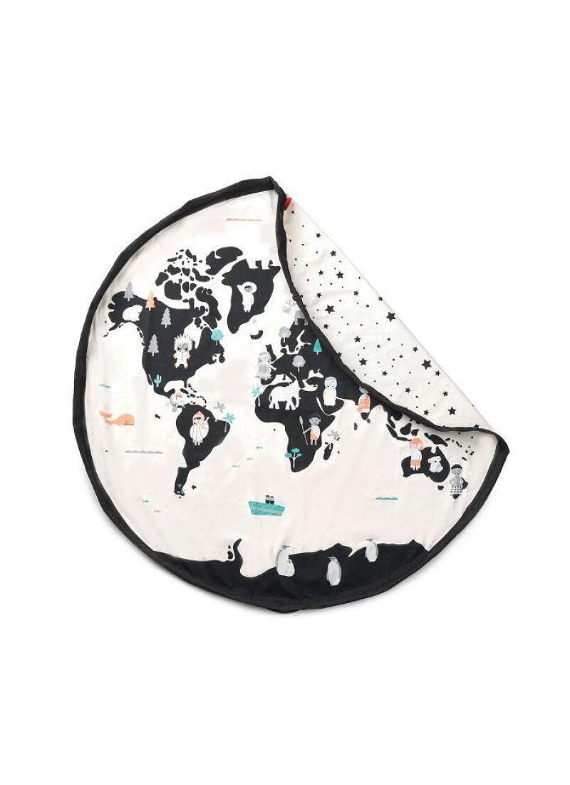 PLAY MAT-STORAGE BAG WORLD MAP