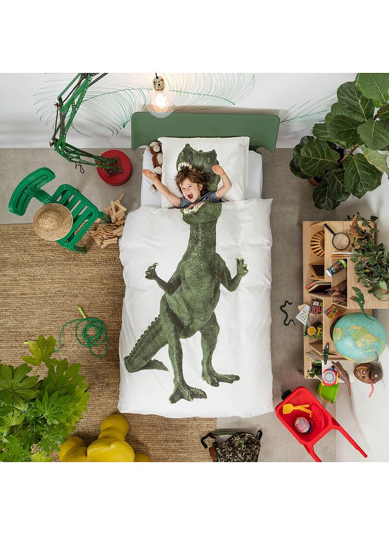 SINGLE DUVET COVER DINOSAUR