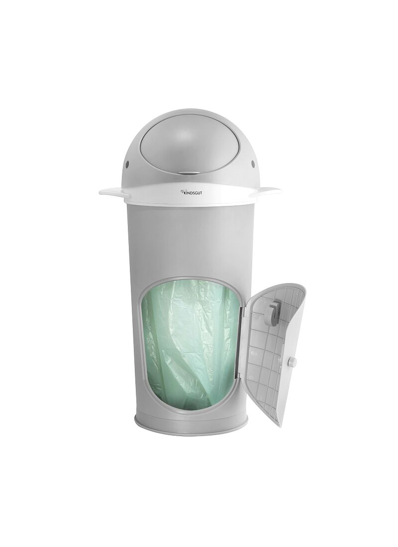 DIAPER DISPOSAL BIN WHALE GREY