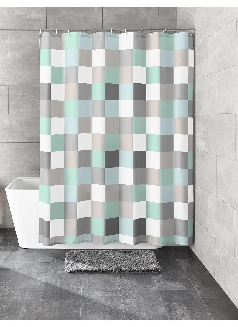 SHOWER CURTAIN (180X200) CHECK