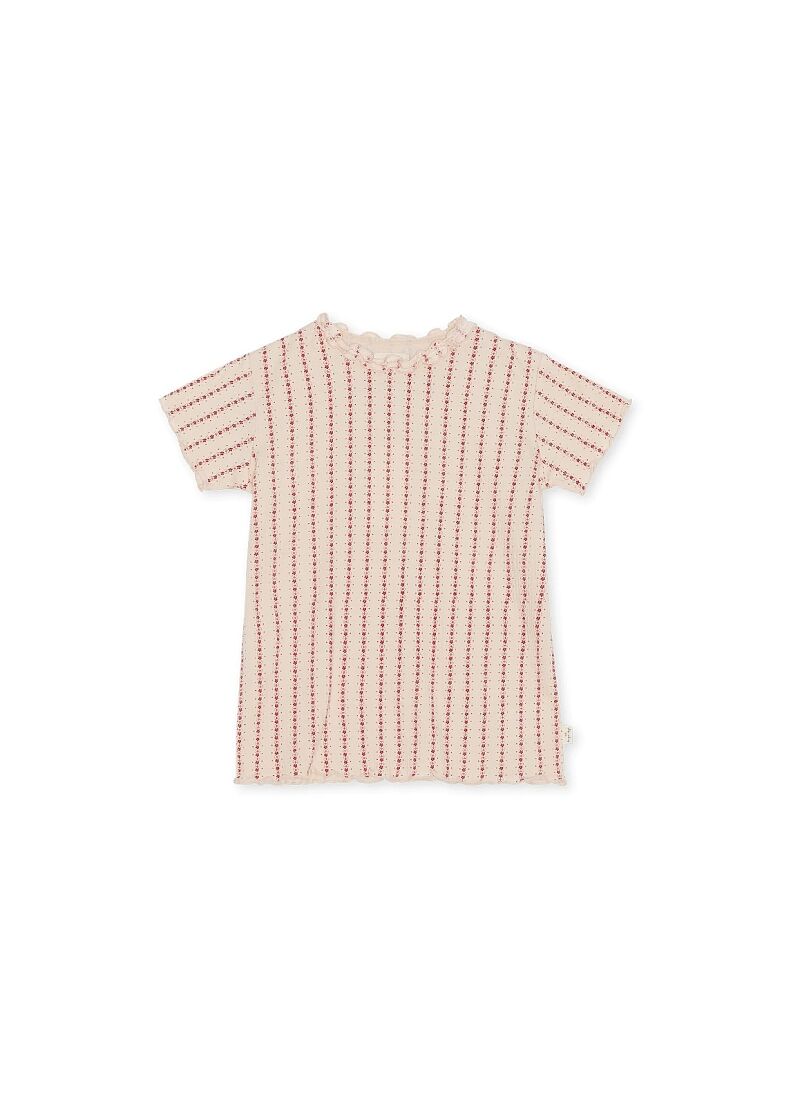 LONG TEE DRESS VIOLA ROUGE